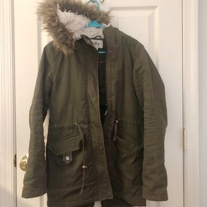 Buckle Daytrip Green Parka Size Small